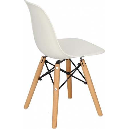 Stylowe Krzesło dziecięce DSW Białe D2.Design do salonu i jadalni.