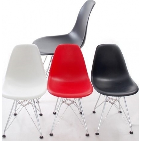 Krzesło dziecięce z tworzywa DSR Czerwone D2.Design