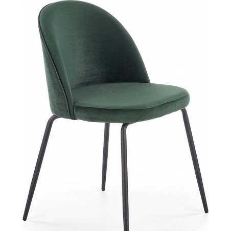 K314 dark green upholstered chair Halmar
