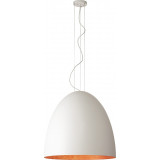 Lampa wisząca Egg 75cm biały/miedź Nowodvorski