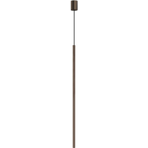 Laser 100cm brown tube pendant lamp Nowodvorski