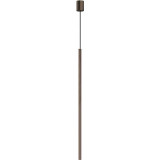 Laser 100cm brown tube pendant lamp Nowodvorski
