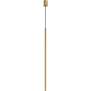 Laser 100cm gold tube pendant lamp Nowodvorski