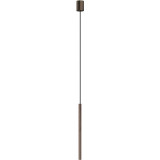 Laser 49cm brown tube pendant lamp Nowodvorski