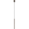 Laser 49cm brown tube pendant lamp Nowodvorski