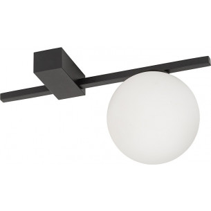 Pik I 33cm white&amp;black designer ceiling lamp glass globe Nowodvorski