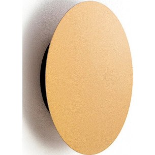 Ring LED 15cm satin gold round wall lamp Nowodvorski