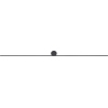 Spin LED 120cm black minimalistic long wall lamp Nowodvorski