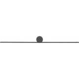 Spin LED 66cm black minimalistic long wall lamp Nowodvorski