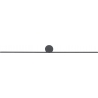 Spin LED 66cm black minimalistic long wall lamp Nowodvorski