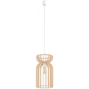 Kymi 26cm natural plywood pendant lamp Nowodvorski