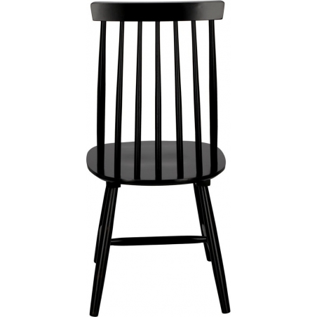 Stylowe Krzesło drewniane "patyczak" prl Wopy czarne Intesi do kuchni i jadalni