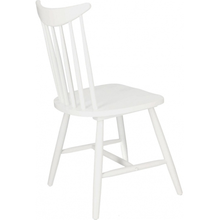 Krzesło drewniane "patyczak" prl Gant białe Intesi