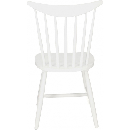 Stylowe Krzesło drewniane "patyczak" prl Gant białe Intesi do kuchni i jadalni