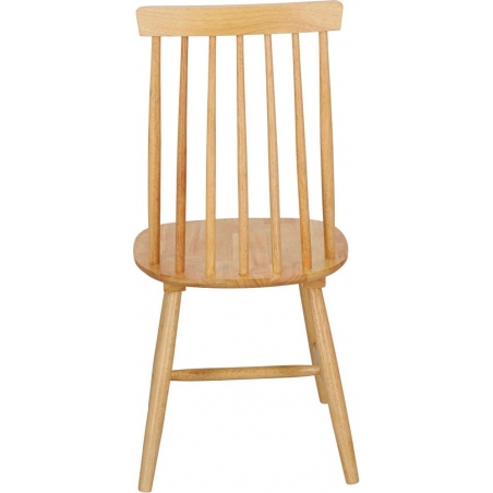 Stylowe Krzesło drewniane "patyczak" prl Wopy naturalne Intesi do kuchni i jadalni