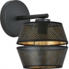 Malia black&amp;gold modern openwork wall lamp Emibig