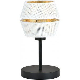 Malia white&amp;gold night lamp Emibig