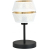 Malia white&amp;gold night lamp Emibig