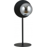 Oslo black&amp;graphite glass globe table lamp Emibig