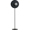 Oslo black&amp;graphite glass globe decorative floor lamp Emibig