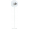 Oslo white&amp;graphite glass globe decorative floor lamp Emibig