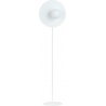Stylowa Lampa podłogowa dekoracyjna szklana kula Oslo biały/opal Emibig do salonu i sypialni