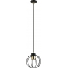 Ajax 18cm black&amp;gold wire ball pendant lamp Emibig