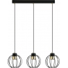 Ajax III 80cm black&amp;gold wire balls pendant lamp Emibig