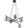 Essa V 100cm graphite&amp;black modern glass spheres pendant lamp Emibig