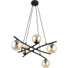 Essa V 100cm honey&amp;black modern glass balls pendant lamp Emibig