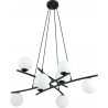 Essa VIII 100cm opal&amp;black modern glass globes pendant lamp Emibig