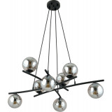 Essa VIII 100cm graphite&amp;black modern glass spheres pendant lamp Emibig