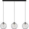 Gino III 80cm black&amp;gold wire balls pendant lamp Emibig