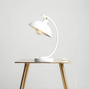 Espace white scandinavian desk lamp Aldex