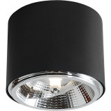 Plafon okrągły spot Bot Black 11,5cm czarny Aldex