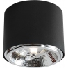 Bot black 11.5cm black round spot ceiling light Aldex