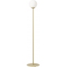 Stylowa Lampa podłogowa szklana kula Pinne Colours 20cm pisatchio Aldex do salonu i sypialni