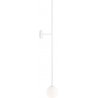 Pine white 14cm white glass sphere decorative wall lamp Aldex