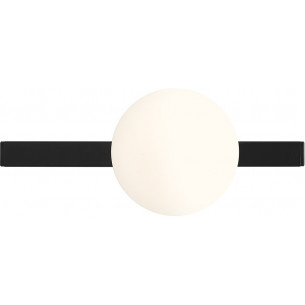 Garda black white&amp;black glass sphere decorative wall lamp Aldex