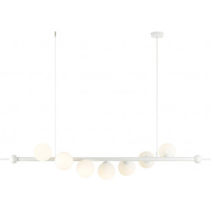 Wave VII 168cm white designer glass balls lamp Aldex