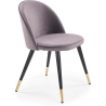 K315 dark grey upholstered chair Halmar