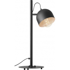 Lampy na biurko. Lampa biurkowa skandynawska Beryl Black czarna Aldex