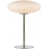 Locus white&amp;steel glass table lamp Markslojd