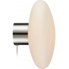 Locus white&amp;steel glass wall lamp with plug Markslojd