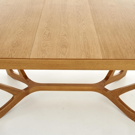 Wenanty 160x100 honey oak extending dining table Halmar