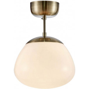 Rise 25cm antique&amp;white glass ceiling lamp Markslojd