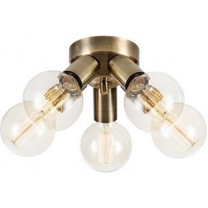 Mazzo antique brass vintage 5-light ceiling lamp Markslojd