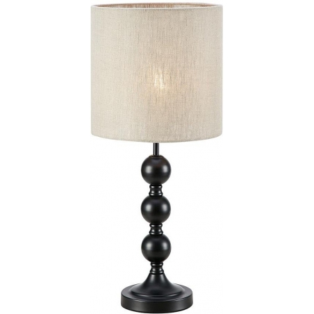 Lampa stołowa z abażurem Octo czarny/piaskowy Markslojd