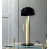 Lampa stołowa z włącznikiem łańcuszkowym Costa czarny/mosiądz szczotkowany Markslojd