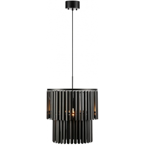 Lampa wisząca designerska Viento 42,5cm czarny mat Markslojd